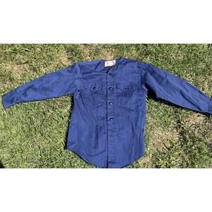 Vintage 1950’s Navy Blue BSA Boy Scout Shirt Size Extra Small